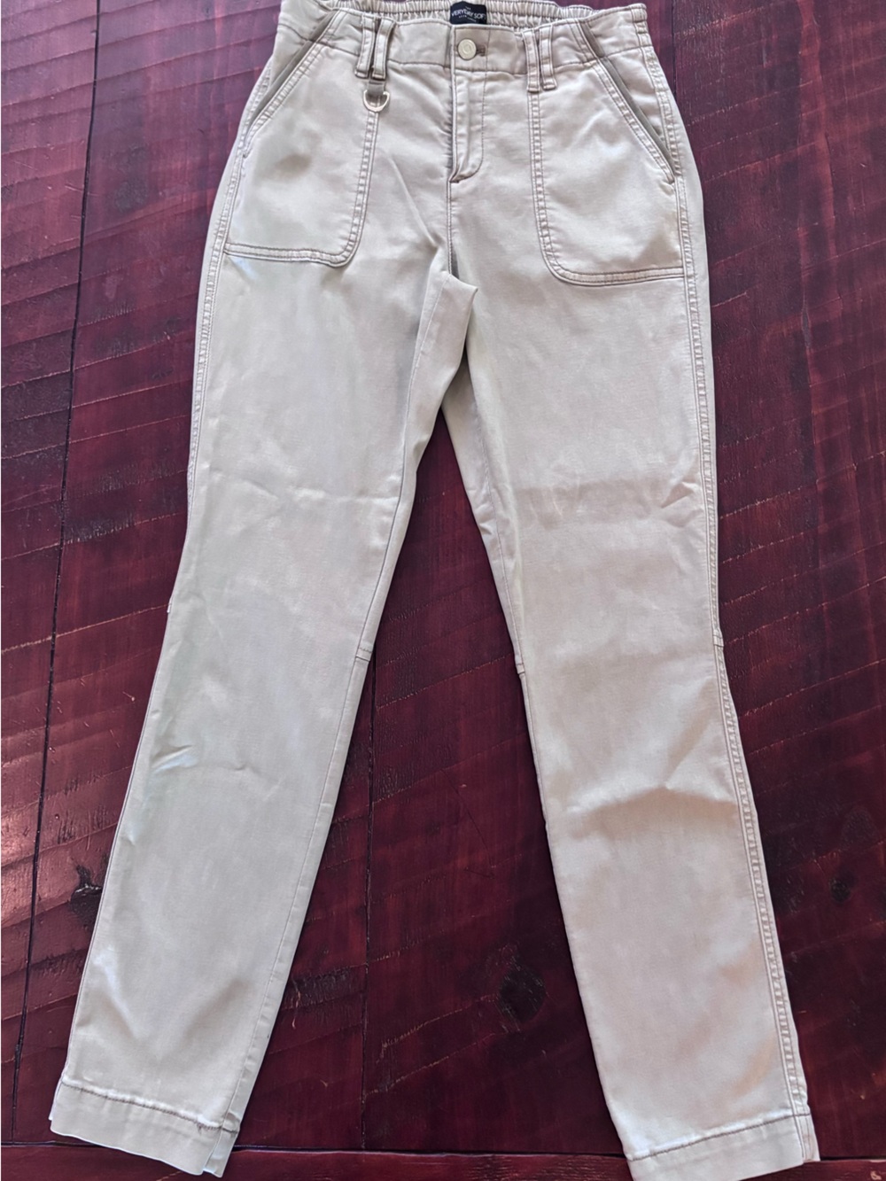 White House Black Market Taupe Skinny Pants